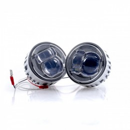 LED projektorovĂŠ ÄoÄky 5/28W (dennĂ­/dĂĄlkovĂĄ svÄtla) 6000K CANBUS
